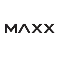 a black and red logo for maxx yeterlim