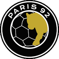 a black and white logo for paris 92