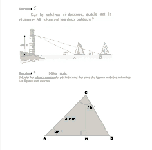 a drawing of a lighthouse and a triangle with the numbers 8 cm and 75 on it