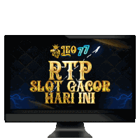 rtp slot gacor hari ini is displayed on a monitor