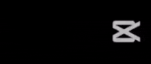 a black background with the word capcut on it