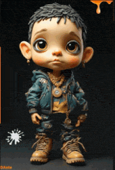 a cartoon character with the name dante written on the bottom