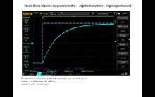 a screenshot of a rigol oscilloscope shows a graph