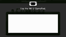 a wii u gamepad with a drawing of a man and the words " i can t draw "