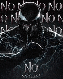 a poster for venom let there be carnage , which is a superhero movie based on the comic book character .