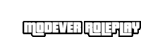 a black and white logo that says modever roleplay