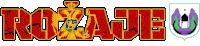 a red and yellow sign that says ' rozajde ' on it