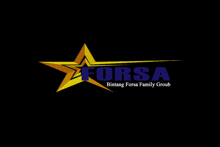 forsa bintang forsa family group logo with a yellow star on a black background