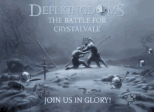 a poster for a game called defi kingdoms