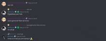 a screenshot of a discord conversation between lennon like the color and nekowan