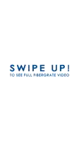swipe up to see full fibergrate video is written on a white background
