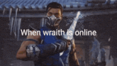 when wrath is online is written on a poster
