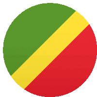 a green yellow and red circle with a diagonal line