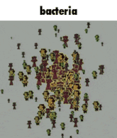 a picture of bacteria with a bunch of people