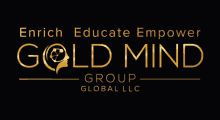 a logo for enrich educate empower gold mind global llc