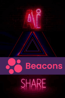 a neon sign that says ai on it