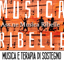 a poster for musica ribelle has a picture of people jumping in the air