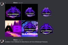 a screenshot of a discord chat with a stillaberget logo