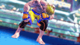 a video game character is wearing a pair of shorts that say usa