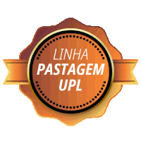 a badge that says linha pastagem upl on it