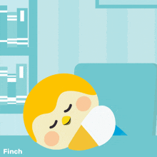 a cartoon of a bird sleeping with the words zzz class behind it