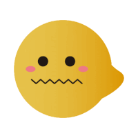 a cartoon illustration of a lemon with a smiley face