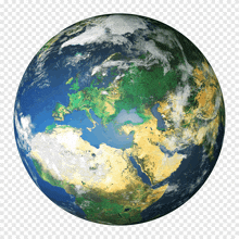 a picture of the earth with a white background