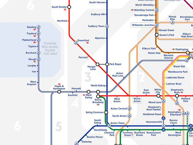 Central Line Tube Map There's a brand new London tube map – and it's got Reading on it