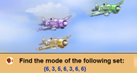 Plane race with Mode - Statistics - Third Grade