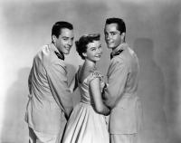 AN ANNAPOLIS STORY, Kevin McCarthy, Diana Lynn, John Derek, 1955