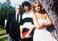 MY TUTOR, from left: Kevin McCarthy, Matt Lattanzi, Caren Kaye, 1983. ©Crown International Pictures