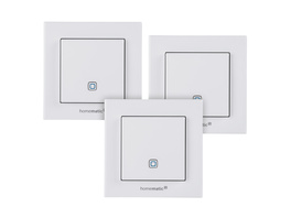 Homematic IP Smart Home 3er-Set Temperatur- und Luftfeuchtigkeitssensor HmIP-STH, innen