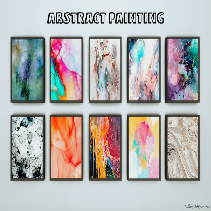 Abstract Painting - The Sims 4 Build / Buy - CurseForge