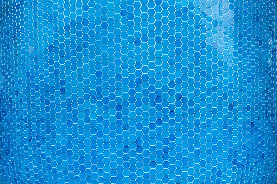 Blue Hexagons Pattern free texture