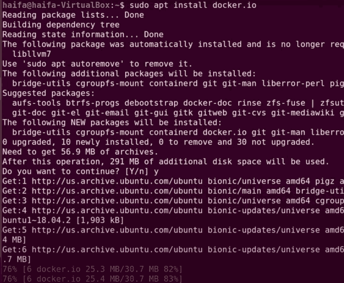 install docker and its dependencies