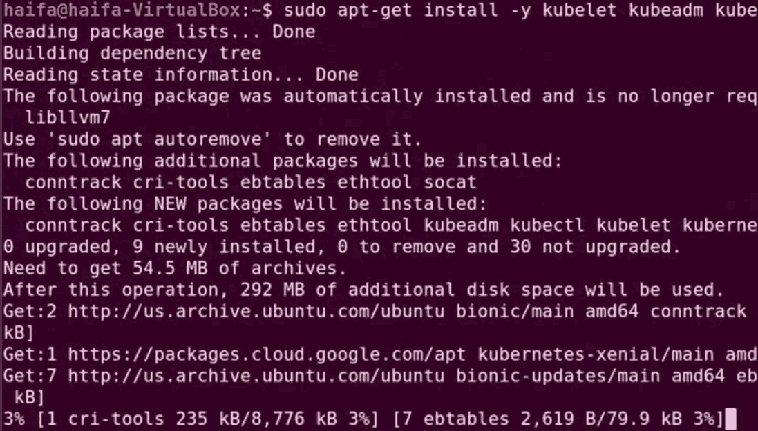 install kubeadm 