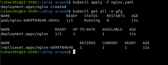 kubectl apply 