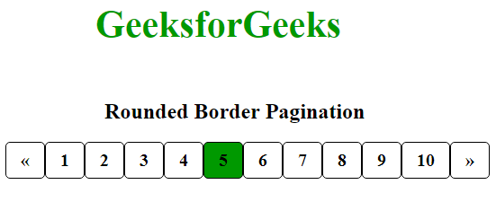 rounded border pagination