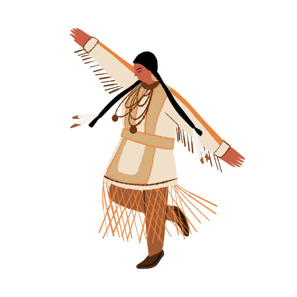 native american dance clipart kids