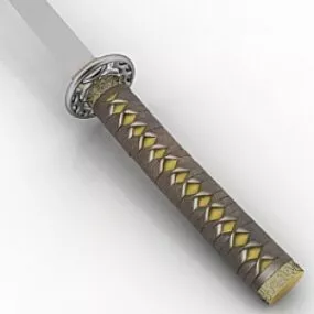 Samurai Sword 3d model