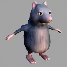 Fat Rat Rig 3d model