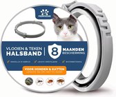 Vlooienband Kat - Vlooien & Tekenband Premium - Anti Tekenmiddel - Vlooien en Tekenband - 8 Maanden Bescherming - Vernieuwd Model