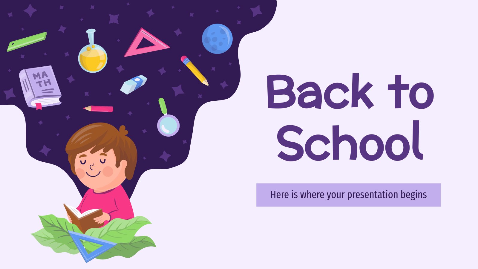 Back to School presentation template 