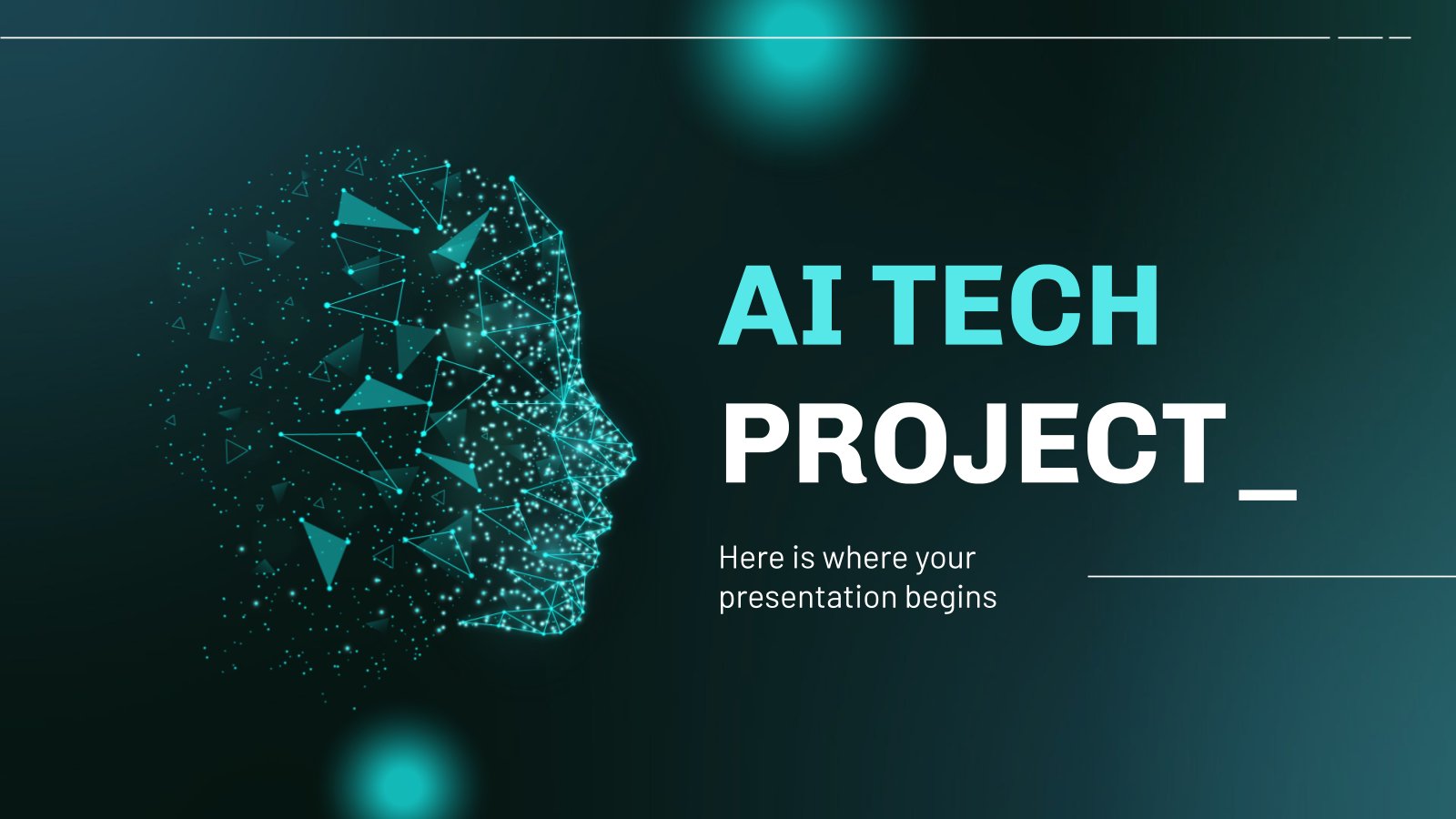 AI Tech Project presentation template 