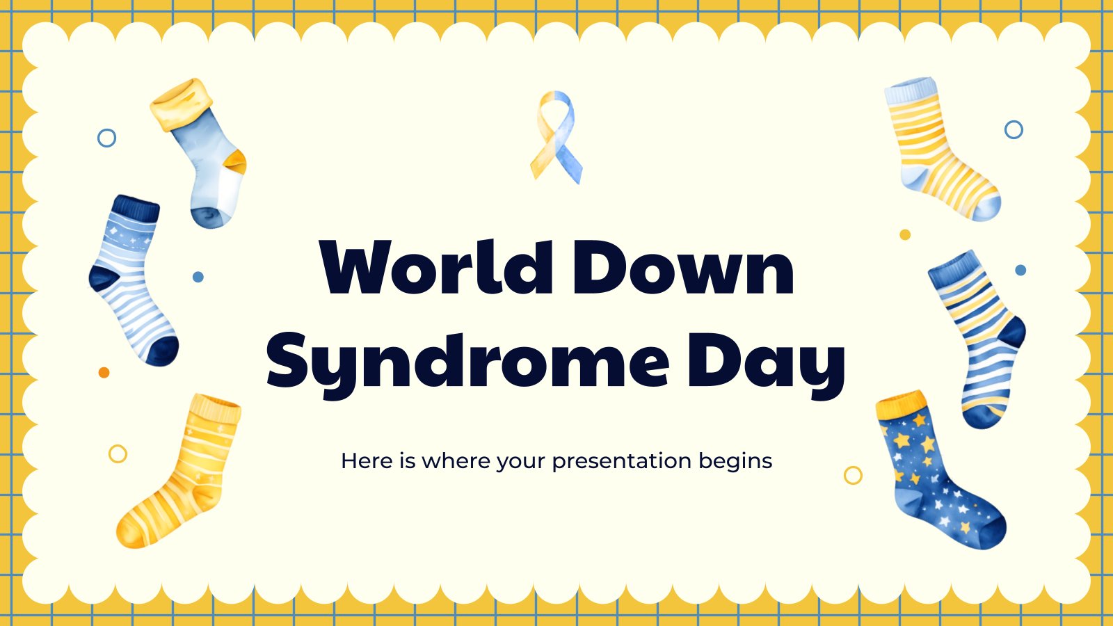 World Down Syndrome Day presentation template 