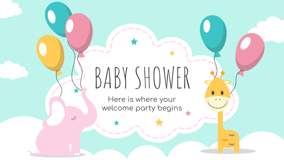 Baby Shower presentation template 