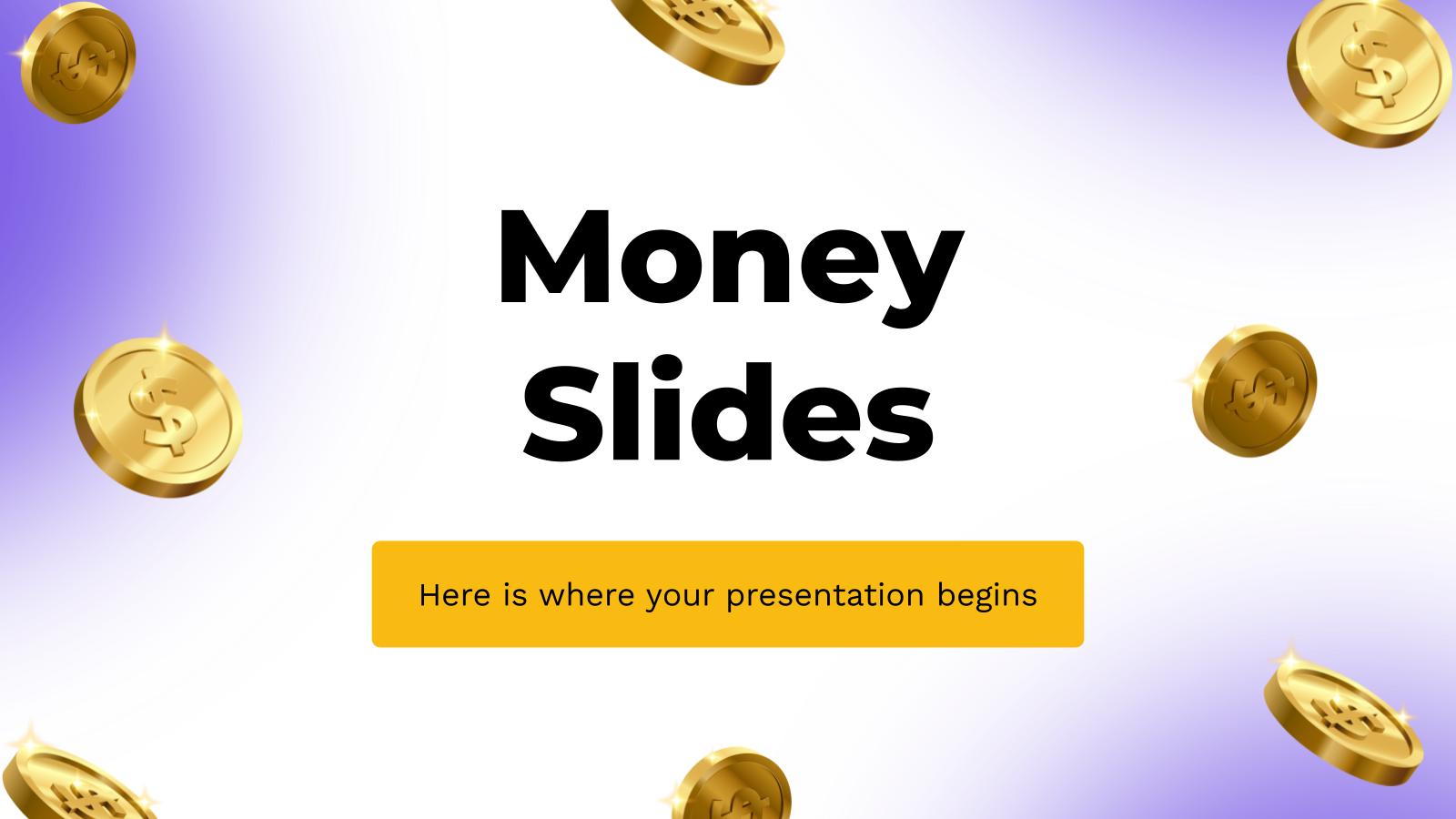 Money Slides presentation template 