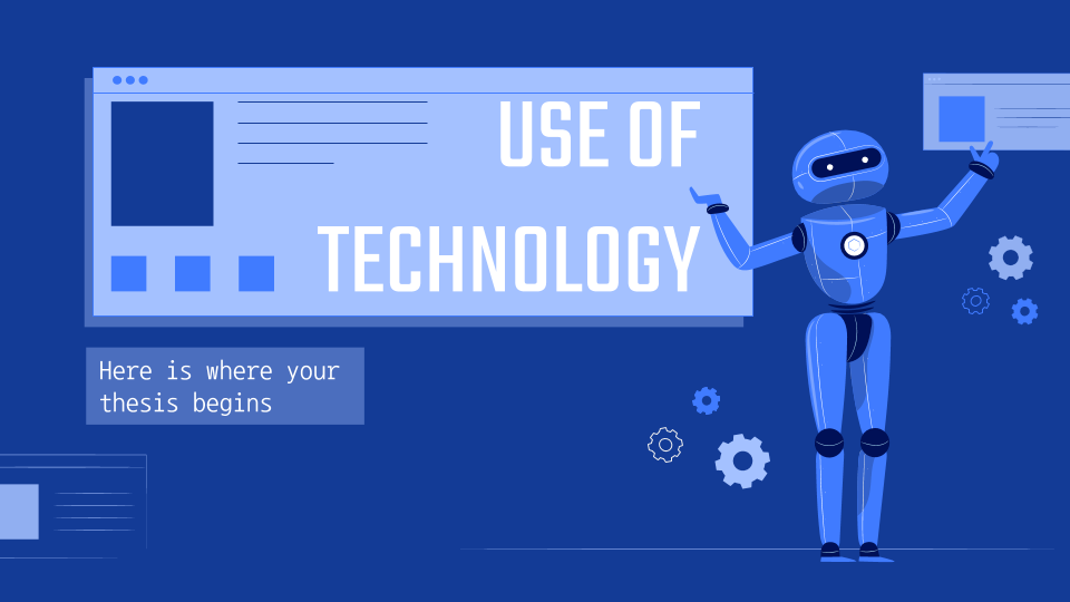 Modelo de apresentação Trabalho sobre o uso das tecnologias