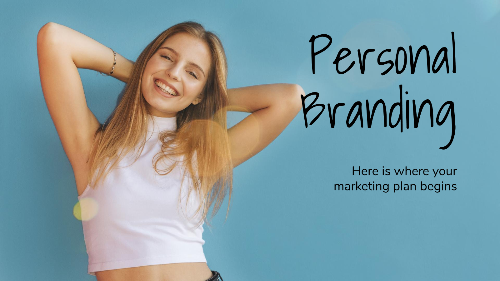 Modelo de apresentação Branding pessoal