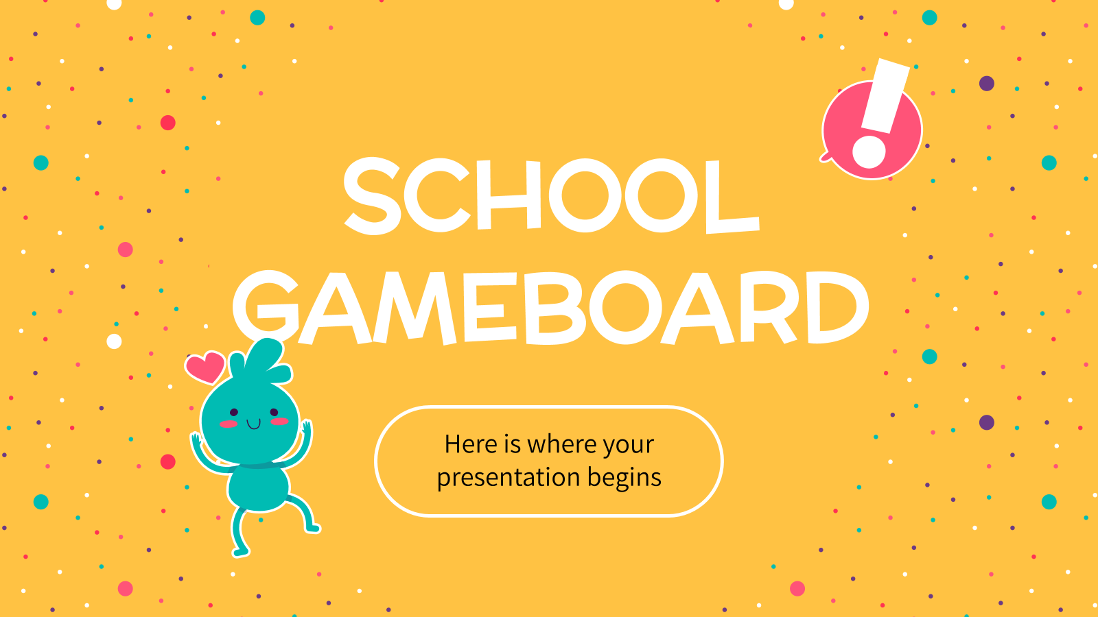 School Gameboard presentation template 